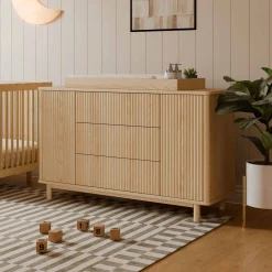 Babyletto Pogo Tambour Assembled Dresser - Blonde