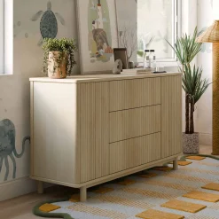 Babyletto Pogo Tambour Assembled Dresser - Blonde
