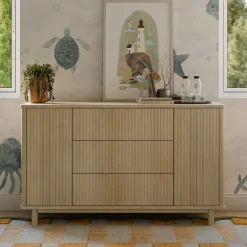 Babyletto Pogo Tambour Assembled Dresser - Blonde