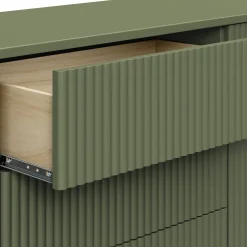 Babyletto Pogo Tambour Assembled Dresser - Olive