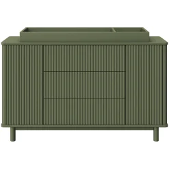Babyletto Pogo Tambour Assembled Dresser - Olive