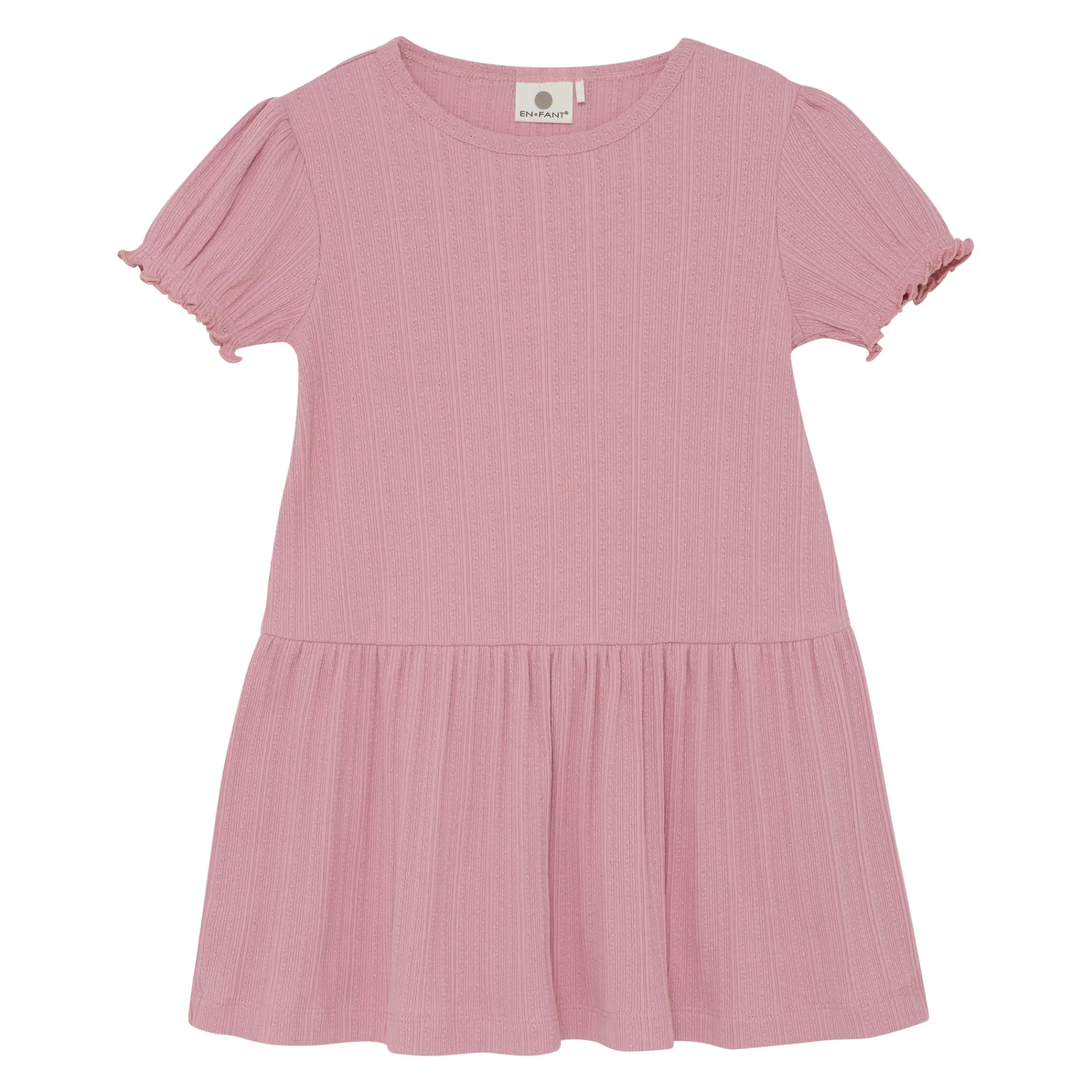 Kids En Fant Dresses & Rompers>Pointelle Dress 3-8