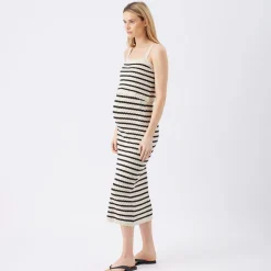 Ripe Dresses, Skirts & Jumpsuits>Pointelle Knit Nursing Dress