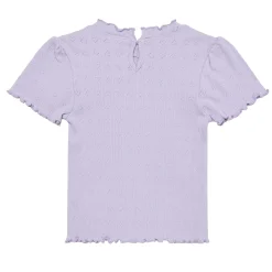Kids En Fant Tops>Pointelle T-shirt 3-8