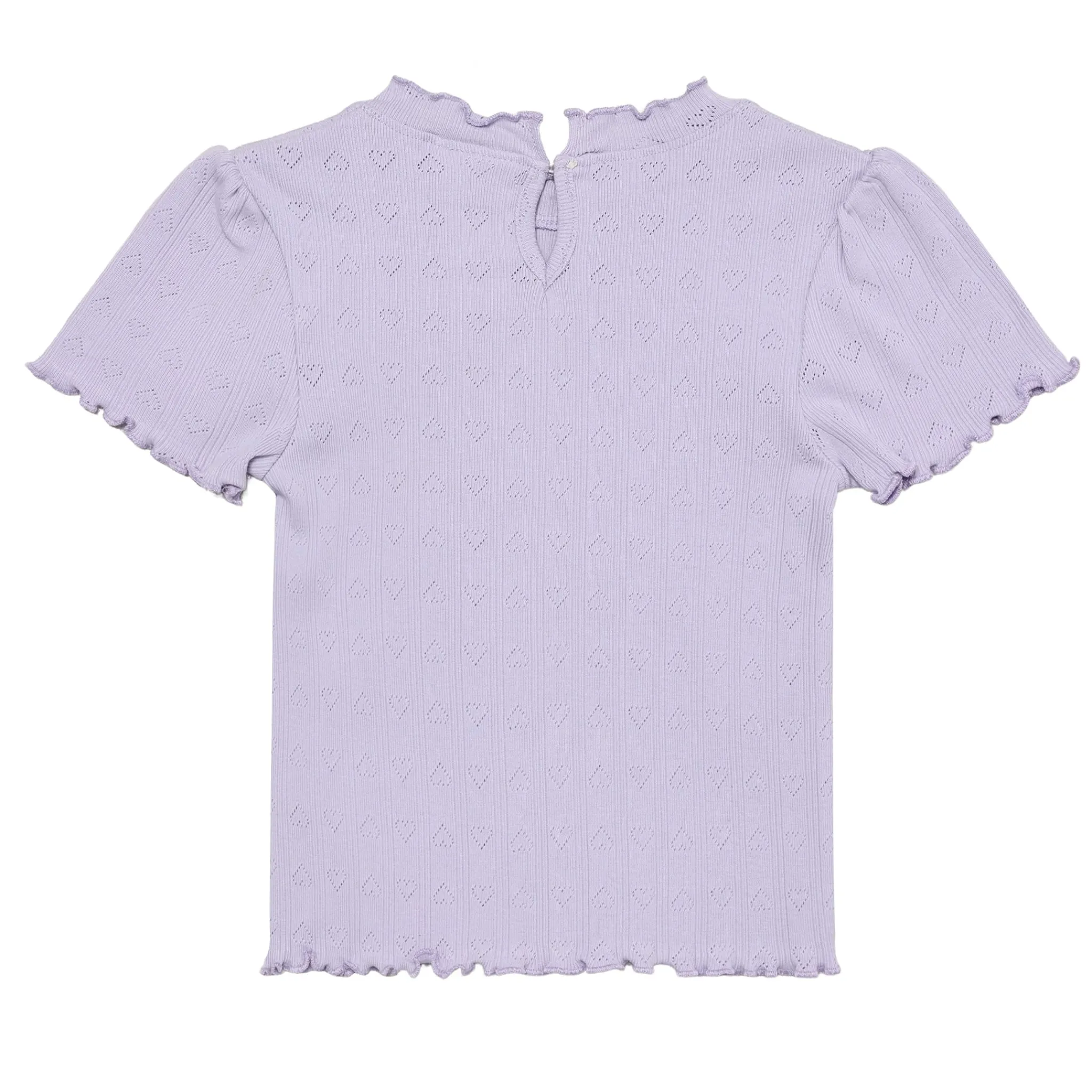 Kids En Fant Tops>Pointelle T-shirt 3-8
