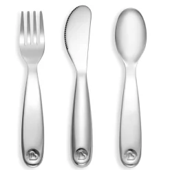 Kids Munchkin Breastfeeding|Tableware>Polish⢠Stainless Steel Toddler Fork, Knife & Spoon Set