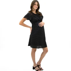Bella Maternite Polkadot Maternity Dress