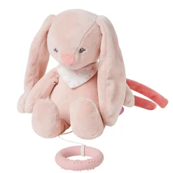 Kids Nattou Pomme Musical Bunny 23cm