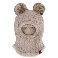 Kids/BOY Calikids Pompom Knit Balaclava 2-5