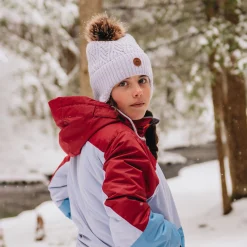 Kids Rising Sun Pompom Knit Beanie 2-14