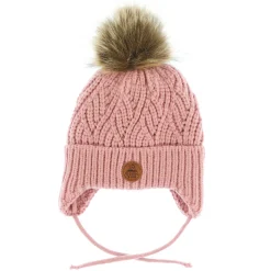 Kids Rising Sun Pompom Knit Beanie 2-14