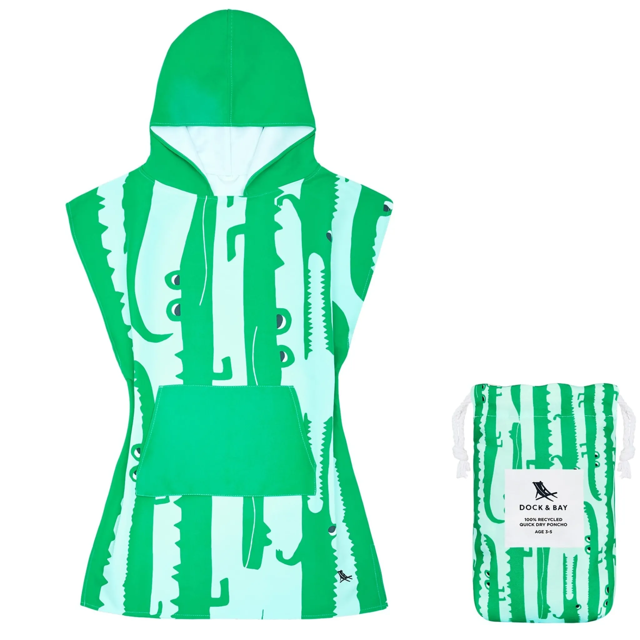 Kids Dock u0026 Bay Summer Activities|Outdoors & Travel>Poncho - Kids - Laters Gators - Small (Age 3 to 5)