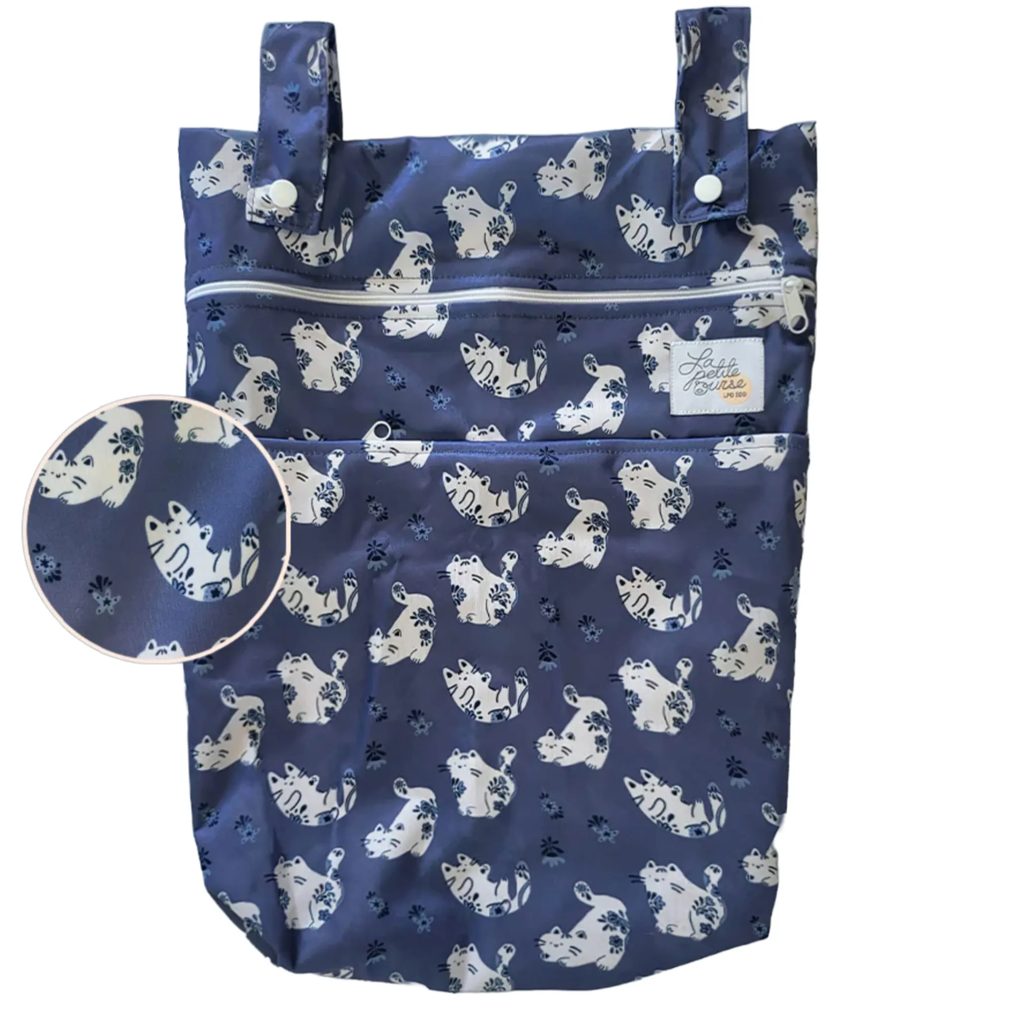 La Petite Ourse Diaper Bags|Diaper Bags>Porcelain Double Wetbag
