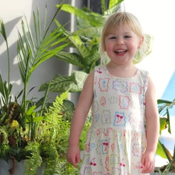 Kids Camp by Birdz Dresses & Rompers>Postcard Dress 2-8y