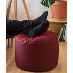 Arico Pouf Ottoman - Bordeaux