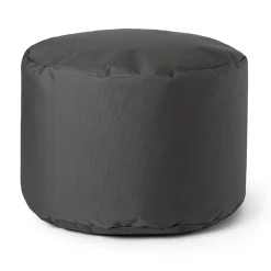 Arico Pouf Ottoman - Charcoal