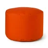 Arico Pouf Ottoman - Tangerine