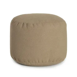 Arico Pouf Ottoman- Almonde Brown