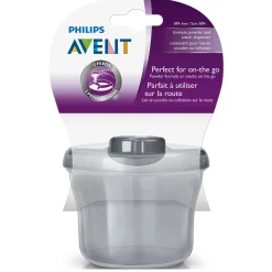 Kids Philips Avent Powder Formula Dispenser + Snack Cup - Grey