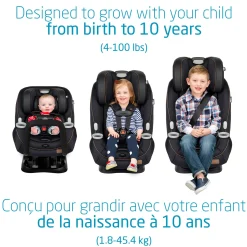 Kids Maxi-cosi Pria All-in-One Car Seat 4-100lb - Designer Black