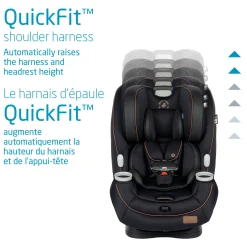 Kids Maxi-cosi Pria All-in-One Car Seat 4-100lb - Designer Black