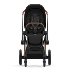 Kids Cybex Strollers|Strollers & Trailers>Priam Rosegold Brown Stroller