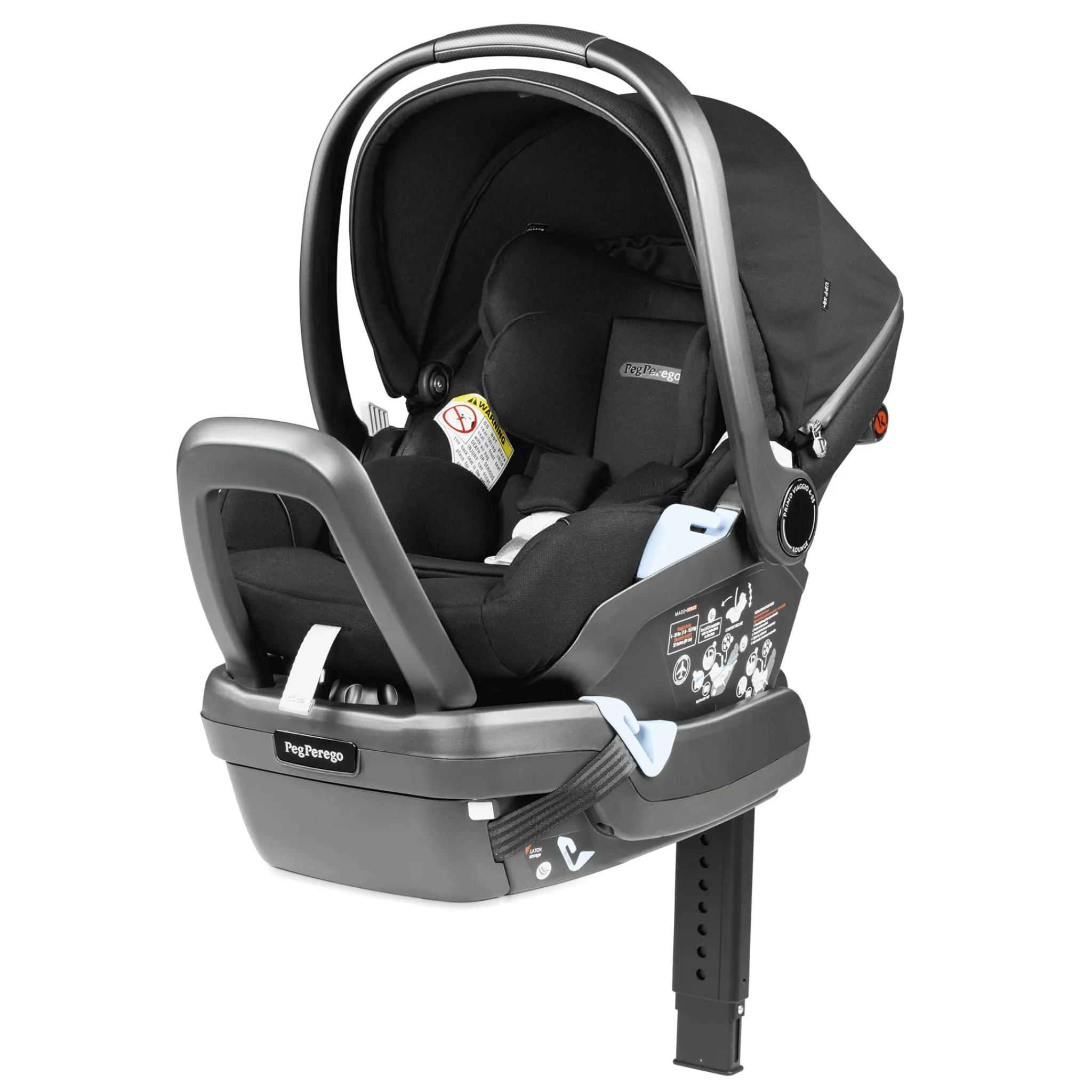 Kids Peg Perego Primo Viaggio 4-35lbs Lounge Car Seat - True Black
