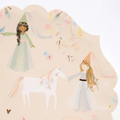 Meri Meri Party Supplies>Princess Large Plates (8)