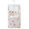 Kids Piccolo Bambino Printed Plush Blanket With Socks - Pink
