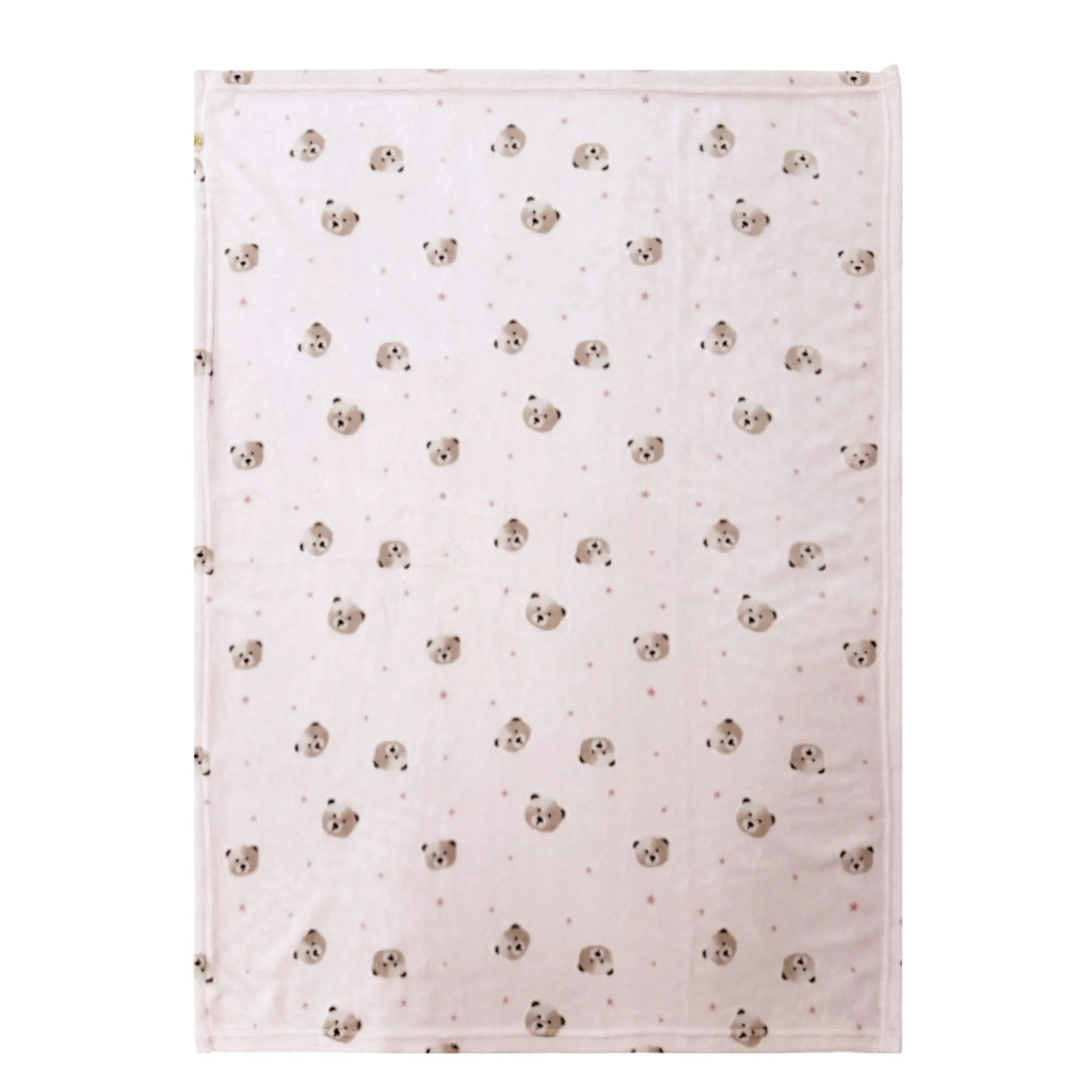 Kids Piccolo Bambino Printed Plush Blanket With Socks - Pink
