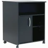 South Shore Printer Cart - Axess Pure Black