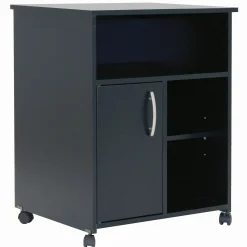 South Shore Printer Cart - Axess Pure Black