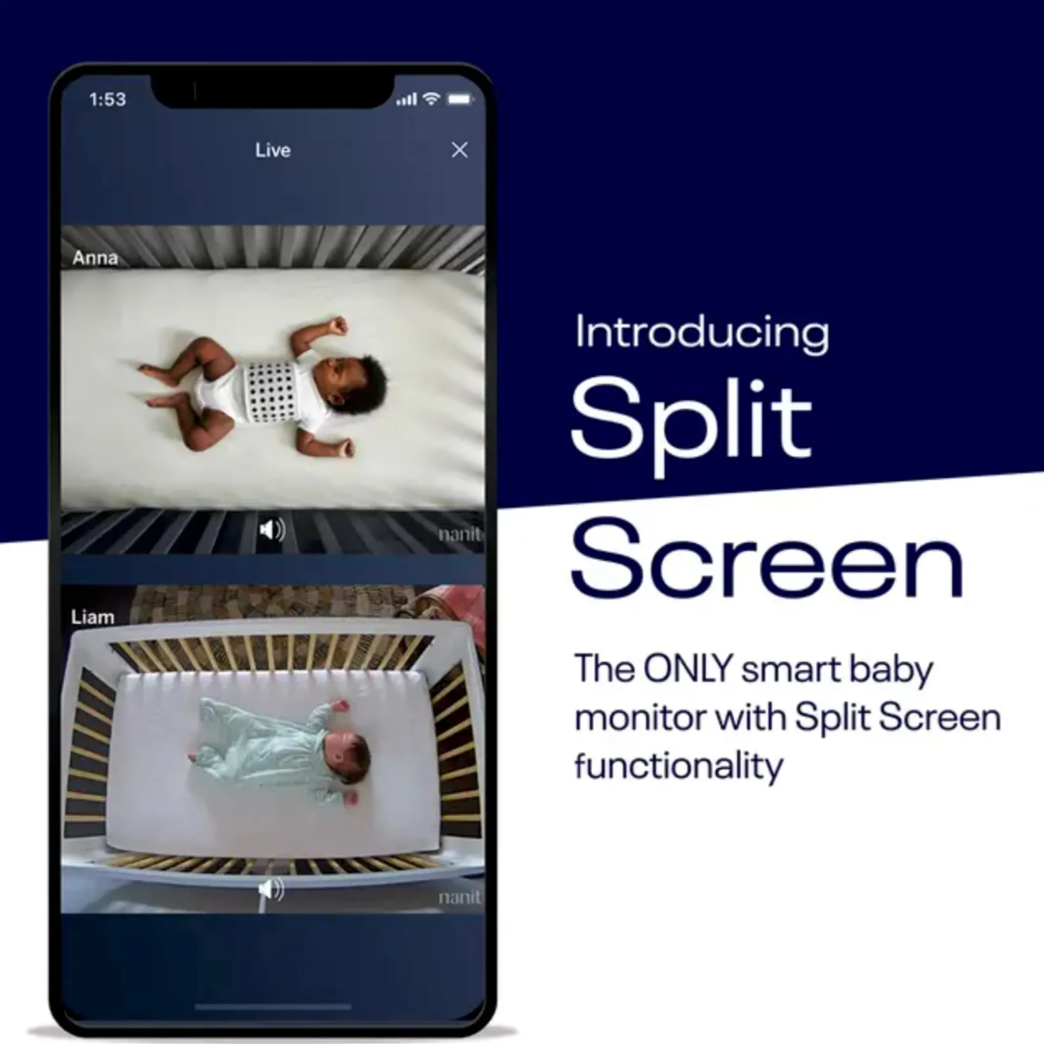 Nanit Pro Smart Wall Mount Baby Monitor - White