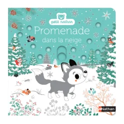 Nathan Promenade Dans La Neige- Livre d’Éveil Animé