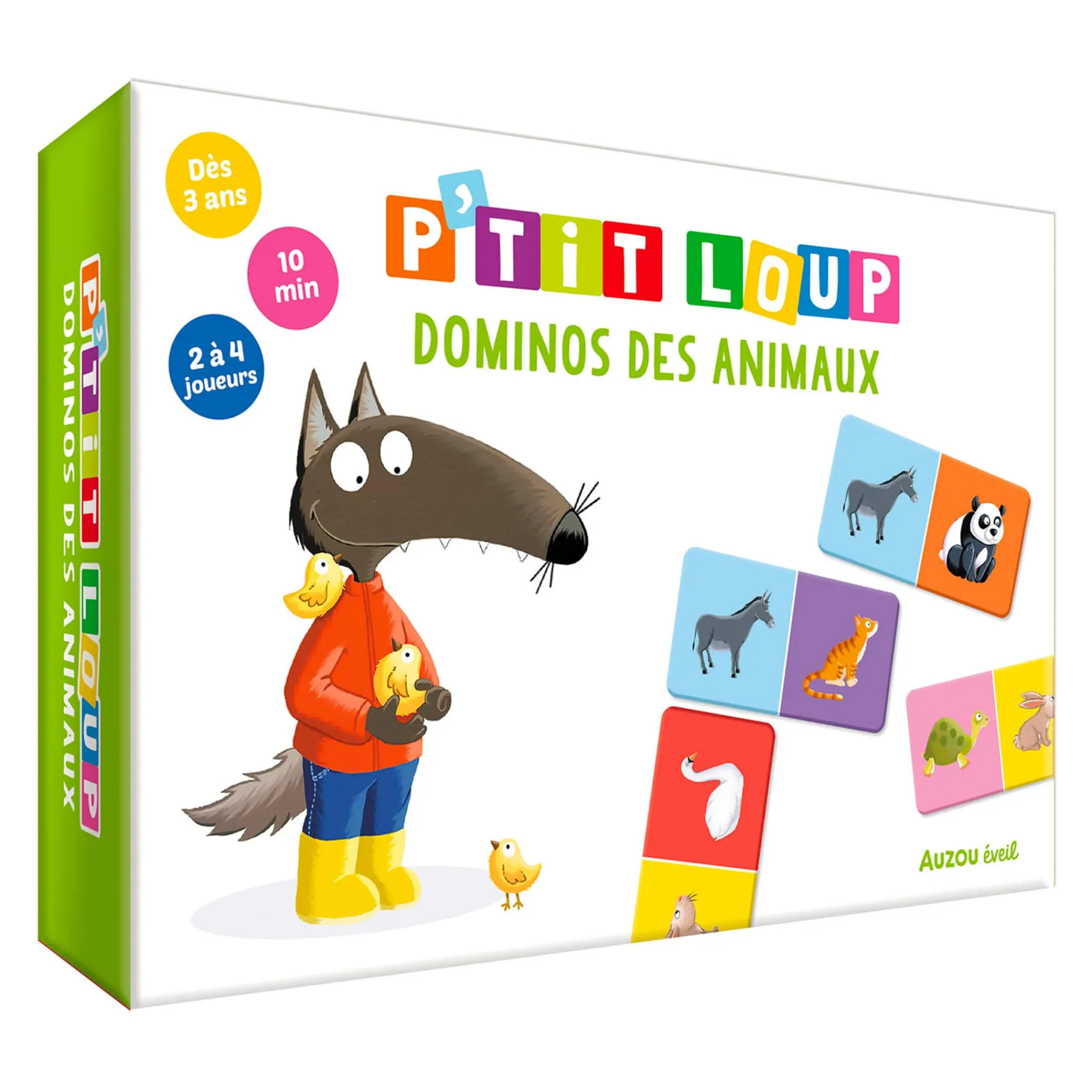 Kids Auzou Board Games>P'tit Loup : Dominos des Animaux