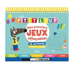 Kids Auzou Diy & Activities>P'tit Loup : Mes premiers jeux effaçables