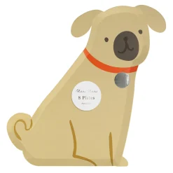 Meri Meri Party Supplies>Pug Plates (8)