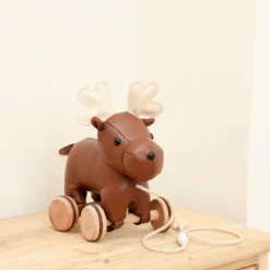 Little Big Friends Walkers|Activity Centers & Walkers>Pull Along Bruce The Moose