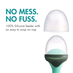 Kids Boon Cleaning & Food Preparation|Food Preparation>Pulp Silicone Feeder - Mint