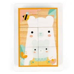 Kids Janod Pure 6-Block Tray