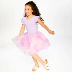 Kids Deux par Deux Purple Dress 7-10