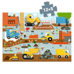 Kids Djeco Puzzles>Puzzle - Construction Site