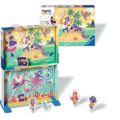 Kids Ravensburger Puzzle & Play (2) Pirate Adventure 24 Pieces