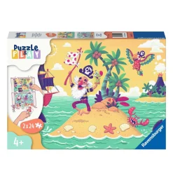 Kids Ravensburger Puzzle & Play (2) Pirate Adventure 24 Pieces