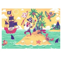 Kids Ravensburger Puzzle & Play (2) Pirate Adventure 24 Pieces