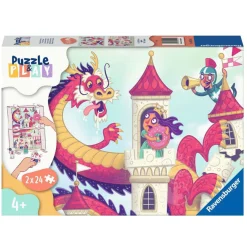 Kids Ravensburger Puzzles>Puzzle & Play - The Donut Dragon