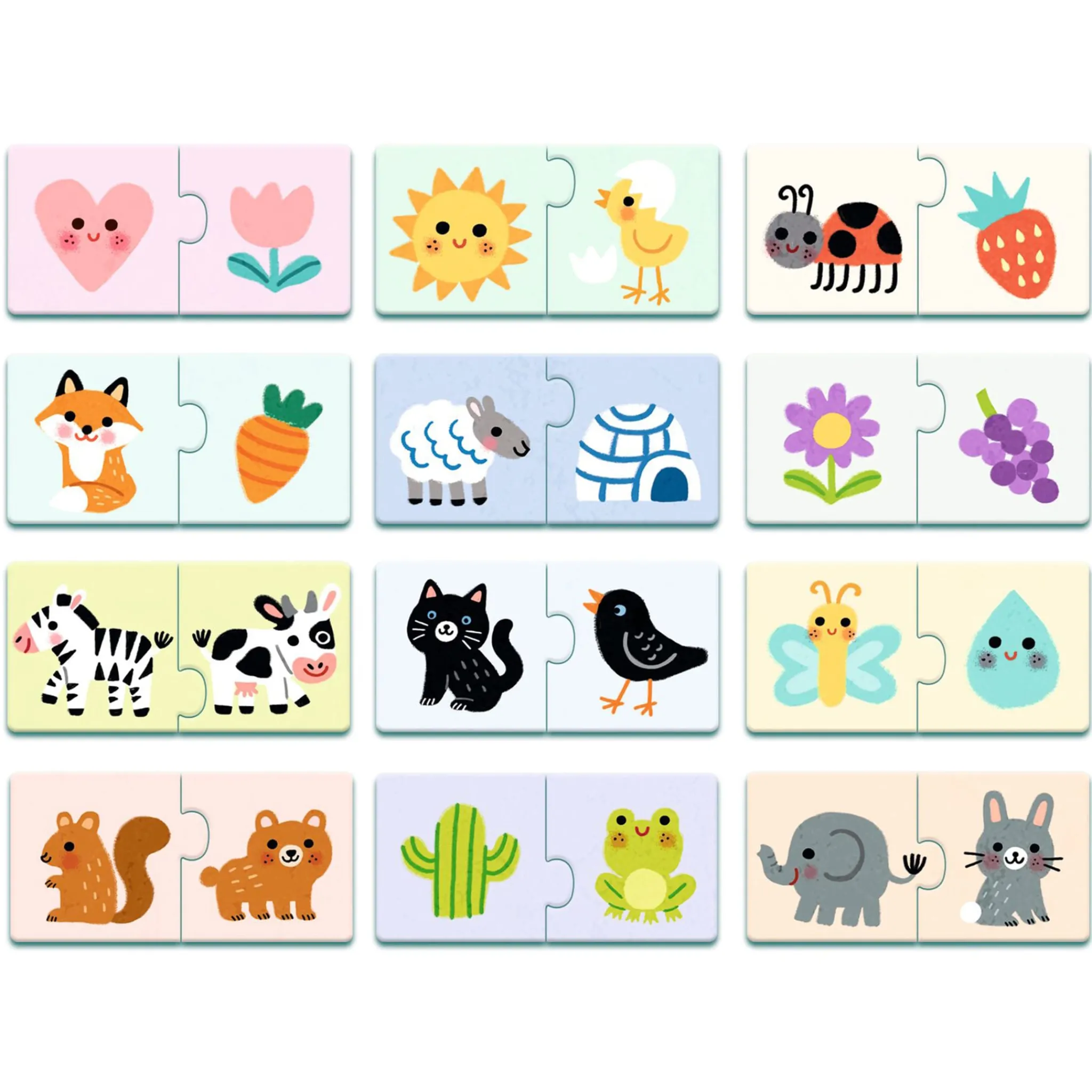 Kids Djeco Puzzles>Puzzle Duo - Colors