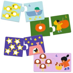 Kids Djeco Puzzle Duo - First Figures
