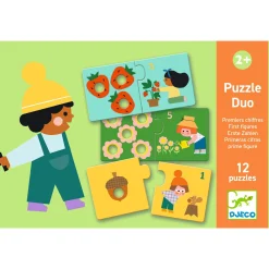 Kids Djeco Puzzle Duo - First Figures