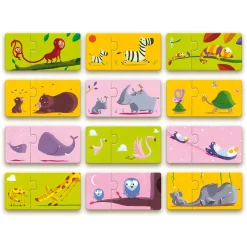 Kids Djeco Puzzles>Puzzle duo / Mom and Baby